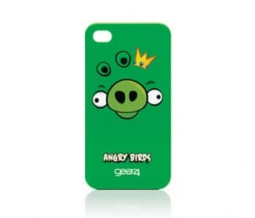 Angry Birds Taske til iPhone 4 - Pig konge