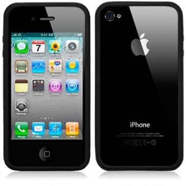 Silicone Rubber Bumper Ramme til iPhone 4