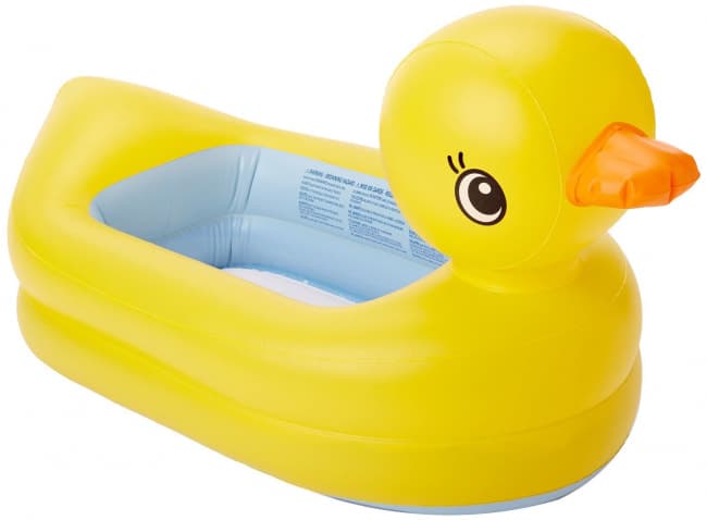 Munchkin Inflatable Duck Baby Bath Tub Set Tablet Phone Case