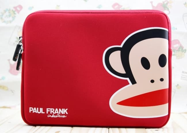 Paul Frank Zoom Julius Red Neoprene Sleeve Carrying Case for all models iPad 1 2 | Phone Case
