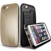 Verus Pebble Series iPhone 6 6s Card Wallet Opbevaring Case Shine Guld