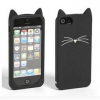 Kate Spade Black Cat Silikone iPhone 5 5s Case