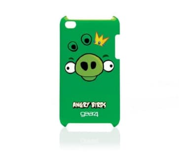 Angry Birds Case för iPod Touch 4th Gen - Pig Kung Grön