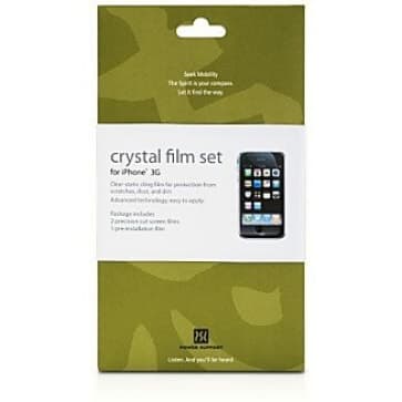 Power Support Crystal Film Set för iPhone 3G 3GS
