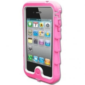 Gumdrop Cases Drop Tech Series rosa fall för iPhone 4 & 4S