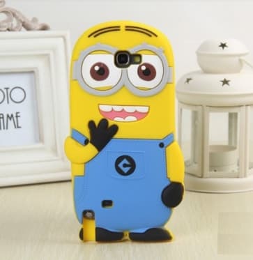 3D två ögon Minion Despicable Me Väska till Galaxy Note 2
