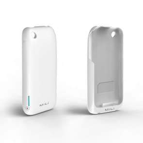 Mili Ström Skin PowerSkin Vit Battery Case för iPhone 3GS & 3G