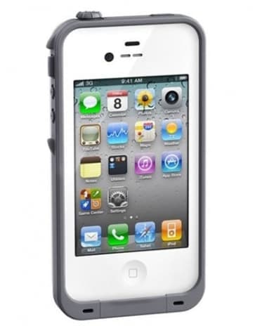 Waterproof Shockproof White Case for the iPhone 4 / 4S