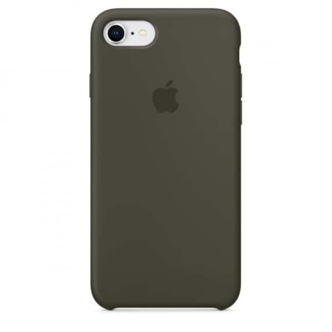 Iphone 8 7 Silicone Case Dark Olive Tablet Phone Case