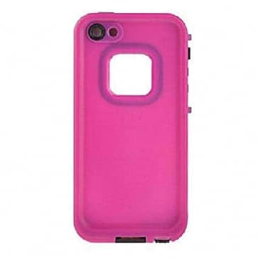 Waterproof Shockproof iPhone 5 Waterproof Protective Case - Magenta Pink
