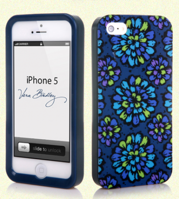 Vera Bradley Snap On Case for iPhone 5 5s Indigo PopVera Bradley Snap On Case for iPhone 5 5s Indigo Pop