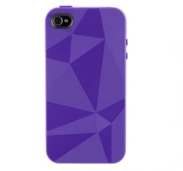 Пятнышко Геометрического Случая Progrock Фиолетового Для iPhone 4