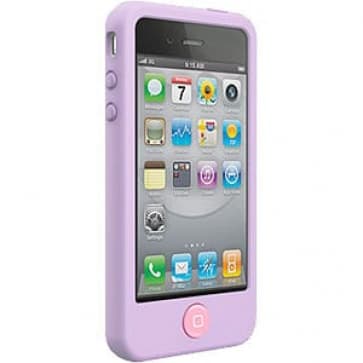 Switcheasy Цвета Пастели Сиреневый Фиолетовый Силиконовый Чехол Для iPhone 4