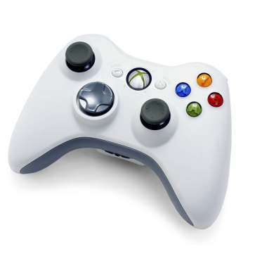 Microsoft Беспроводной Контроллер - Xbox 360 - Белый- Нфс-00001