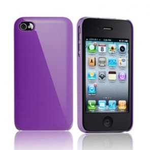 Важен Tpe Иро Глянцевый Индиго Фиолетовый Уф Покрытие Оснастка Случая Для iPhone 4