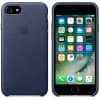 Кожаный Чехол Для Apple iPhone 7/8 Темно-Синий