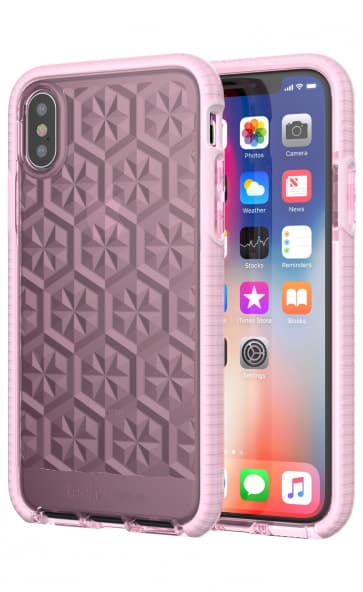 Tech21 Evo Gem Case for iPhone X - Pink