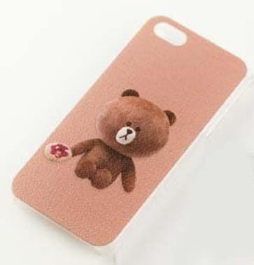 Line Character Case Brown Bear for iPhone 6 Plus