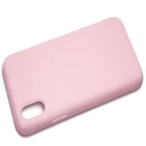 iPhone X Silicone Case - Light Pink