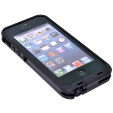 Waterproof Shockproof iPhone 5 Waterproof Protective Case - Black