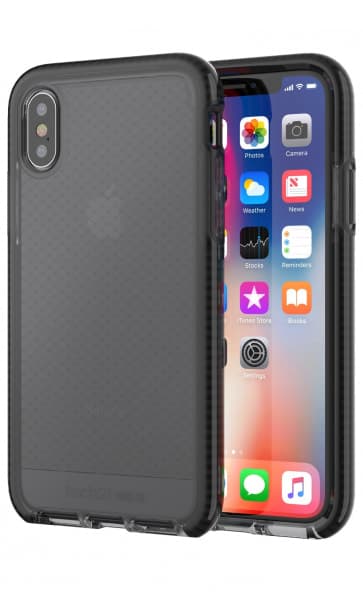 Tech21 Evo Check iPhone X Case Smokey Black