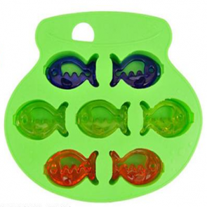 Fish Shape Ice Cubes Silicone Ice Cube Tray