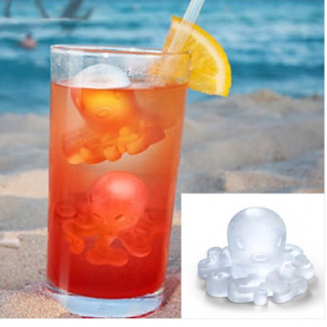 Octopus Shape Ice Cubes Silicone Ice Cube Tray