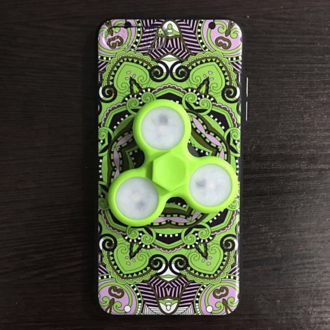 iPhone 6 6s Plus LED Fidget Spinner Case Tablet Phone Case