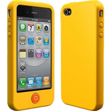 Switch Mičan Farben Gelb Silikonhülle Für iPhone 4
