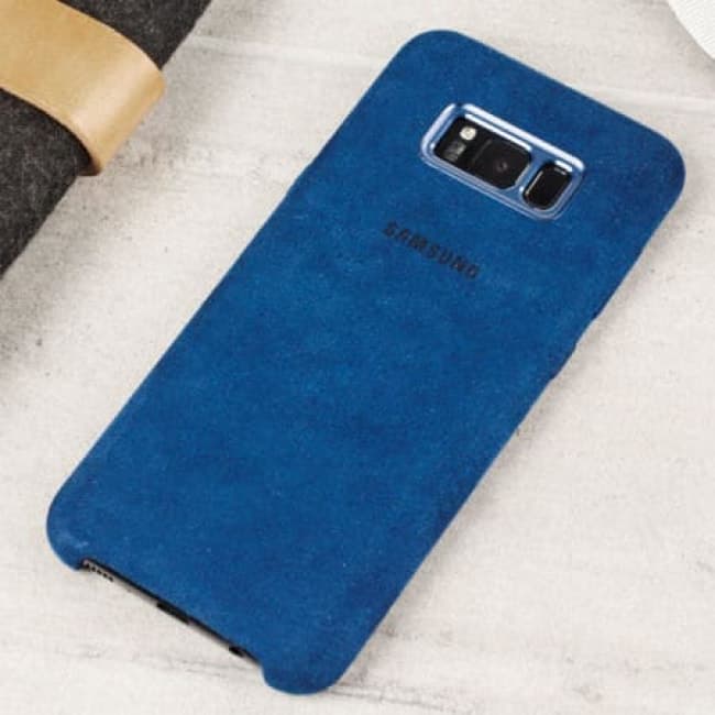 Official Samsung Galaxy Note 8 Alcantara Cover Case Blue Tablet Phone Case