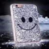 Lächeln Hülle Glückliches Gesicht Glitter Für iPhone 6 6S Plus
