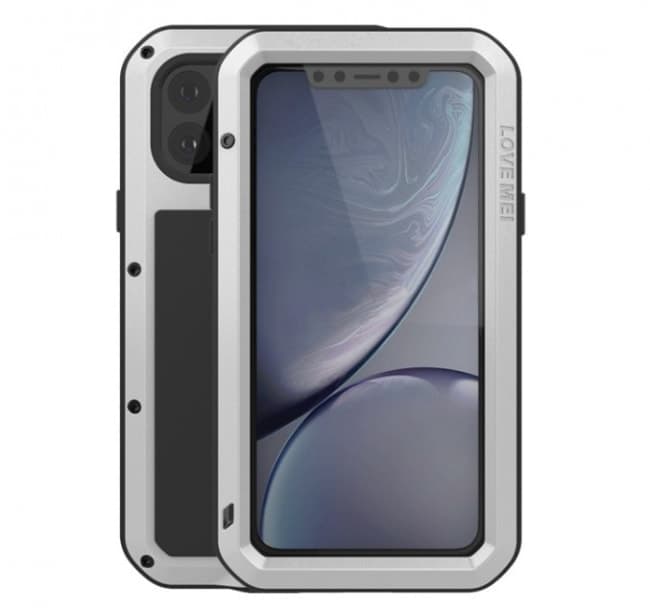 Shockproof Gorilla Glass Metal Case for iPhone 11 Pro Max Tablet