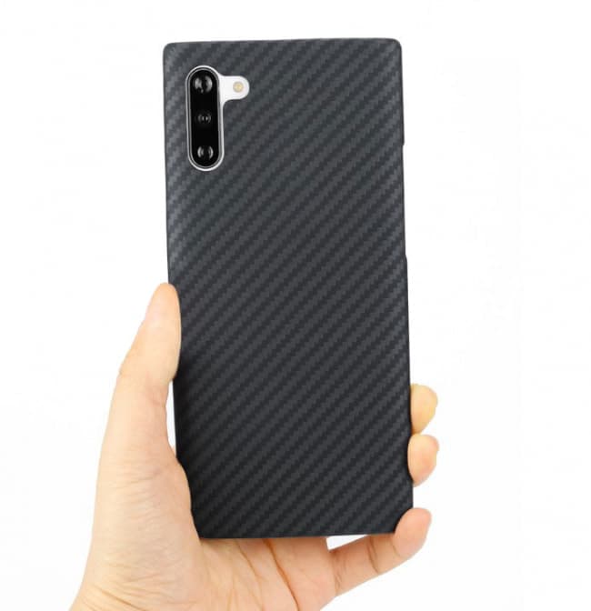Galaxy Note 10+ Plus Real Carbon Fiber Fibre Case Tablet Phone Case
