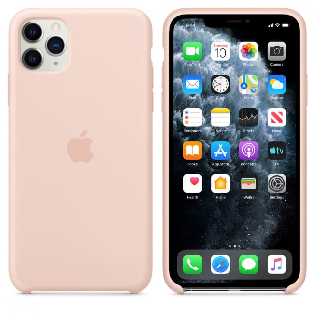 Apple iPhone 11 Pro Max Silicone Case Pink Sand | Tablet ...