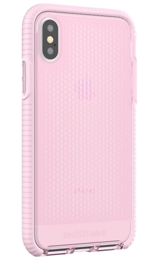 Tech21 Evo Mesh iPhone X Case Pink Tablet Phone Case