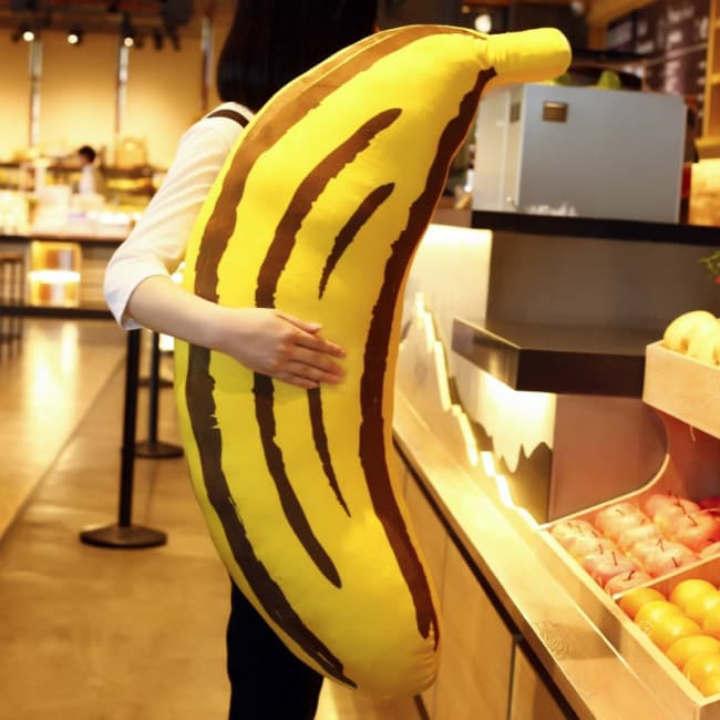 banana plush pillow