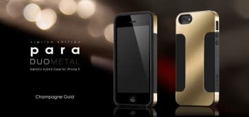 more Para Duo Metal for iPhone 5 Champagne Gold