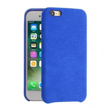 Alcantara Cover for iPhone 8 / 7 / 6 Plus - Light Blue