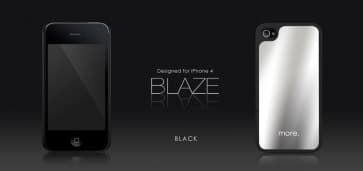 Lo Plus Recogida Incendio iPhone 4 Negro Funda