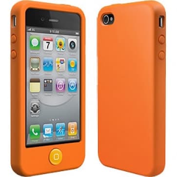 Colores Switcheasy Funda De Silicona Naranja Azafrán Para El iPhone 4