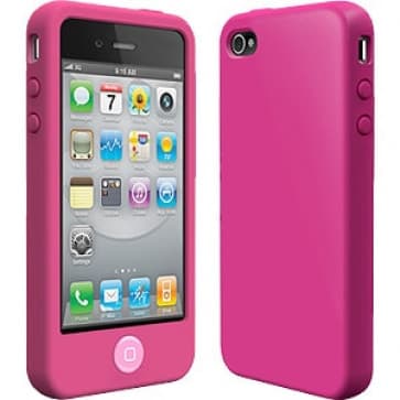 Funda De Silicona Rosa Switcheasy Colores Fucsia Para El iPhone 4