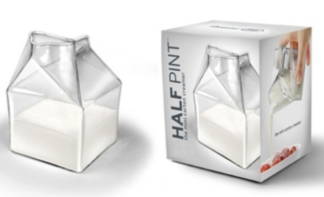 Half Pint Creamer Milk Carton Shape Tempered Glass Tablet Phone Case Half Pint Creamer Milk Carton Shape Tempered Glass Tablet Phone Case