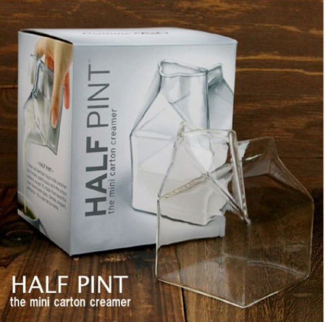 Half Pint Creamer Milk Carton Shape Tempered Glass Tablet Phone Case Half Pint Creamer Milk Carton Shape Tempered Glass Tablet Phone Case