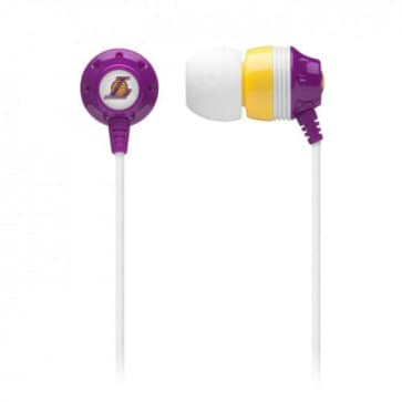 Skullcandy Ink'D NBA Earbud Headphones Lakers