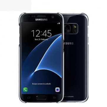 Official Samsung Galaxy S7 Clear Cover Case - Black