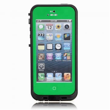 Waterproof Shockproof iPhone 5 Waterproof Protective Case Green