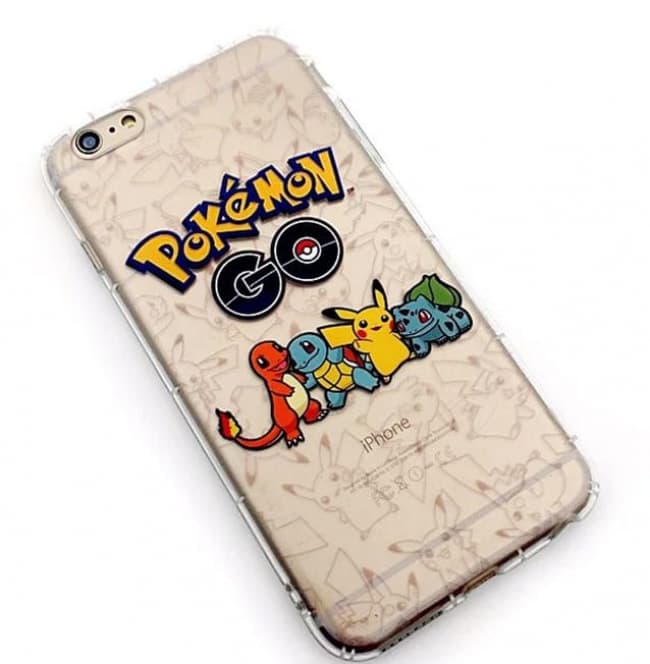 Pokemon Go Multi Character Clear Case For Iphone 6 6s Plus Tablet Phone Case