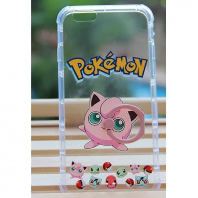 Jigglypuff Pokemon Go Ring Case For Iphone 6 6s Plus Tablet Phone Case